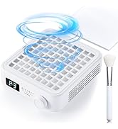 Makartt Professional Nail Dust Collector – Powerful Dust Collector Nail Tech Quite Suction Machin...