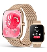 2025 Smart Watches for Women with Blood Pressure Monitor, 2.06" AMOLED Display, IP68 Waterproof F...