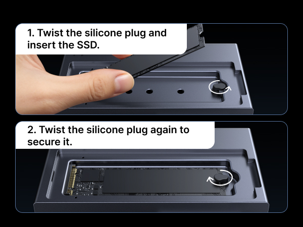 UGREEN 2 in 1 M.2 NVME SSD Enclosure and SATA Hard Drive Adater