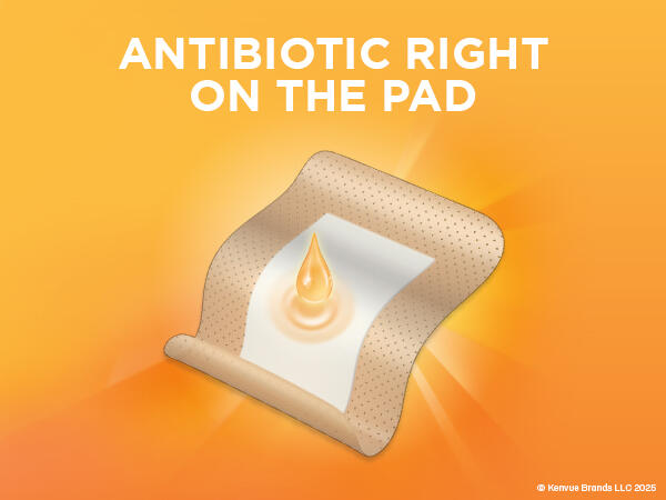Antibiotic right on the pad