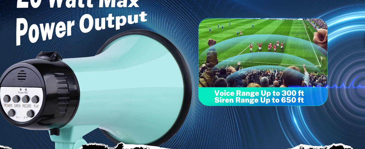 20w megaphone speaker
