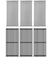 Emitter Plate &amp; Grill Grate for Charbroil Commercial 3 Burner Gas Grill Parts 463242516 463242515...