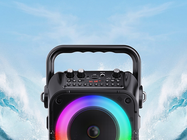 Karaoke Machine Mini Karaoke Machine Portable Bluetooth Speaker Karaoke Machine for Adults 2 Mics