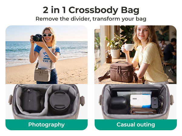 2 in 1 Crossbody Bag