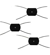 3pcs Black Universal Fit String Trimmer Replacement Head,Electric Weed Eater Head Replacement Ste...