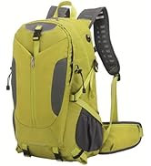 UTIAMIAOGONGO Hiking Backpack 40L, Waterproof Hiking Backpack with Rain Cover, Large Camping Bag ...