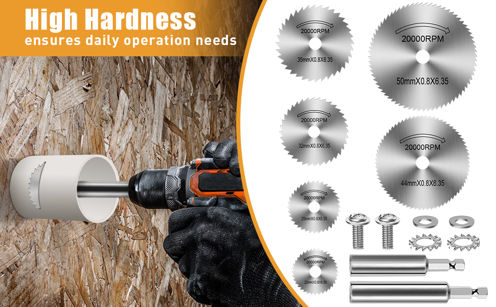 Long and short pole saw blades