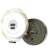 DIBMS 1-Pack Camping String Light w/Lamp, 32.8FT Rechargeable Waterproof LED Hanging Light for Ou...