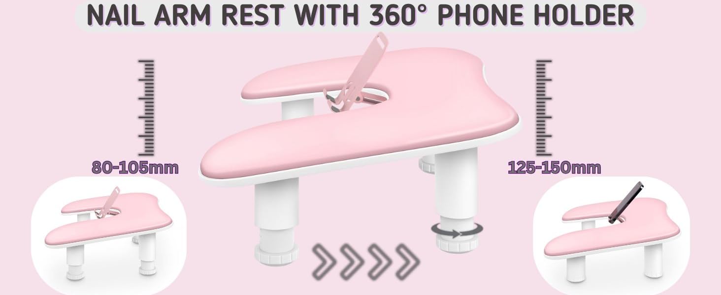 arm rest for nails tech hand rest for nails tech nail hand rest armrest for nails nail arm rest pink