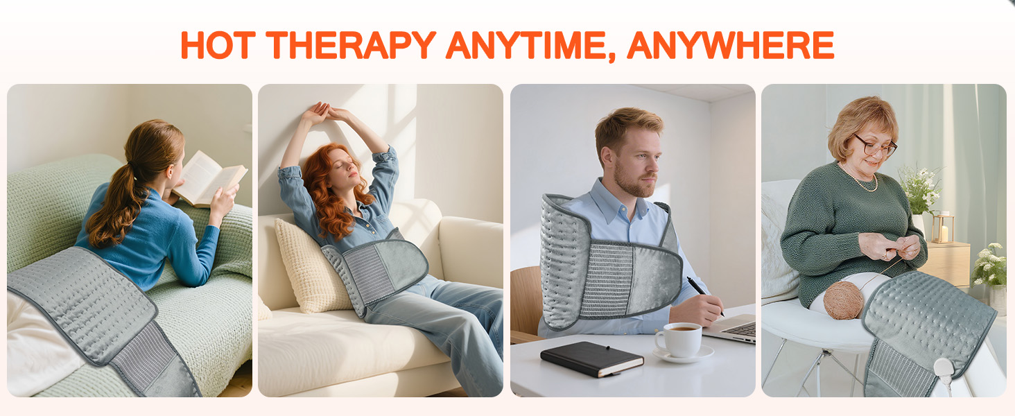 heating pad for back pain relief