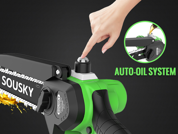 mini chain saw battery powered