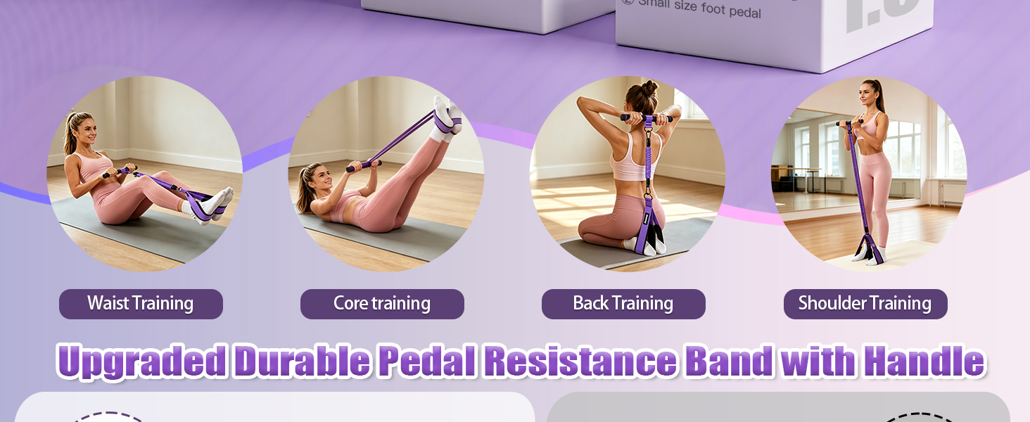 foot pedal resistance band