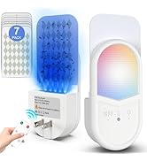 Flying Insect Trap, Remote &amp; Touch Control Fly Trapper, Plug-in Mosquito Killer Indoor Color Chan...