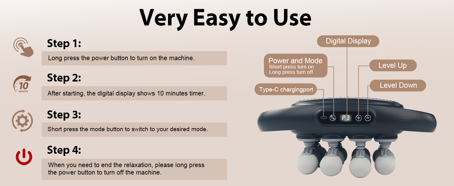back massager,16 head massage gun, massage gun deep tissue, 16 head massager