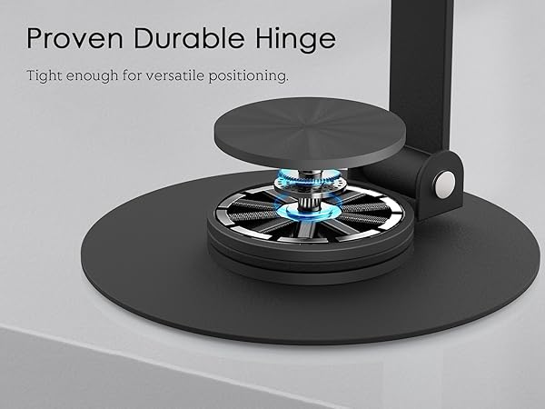 Proven Durable Hinges Tight enough for multiple positioning