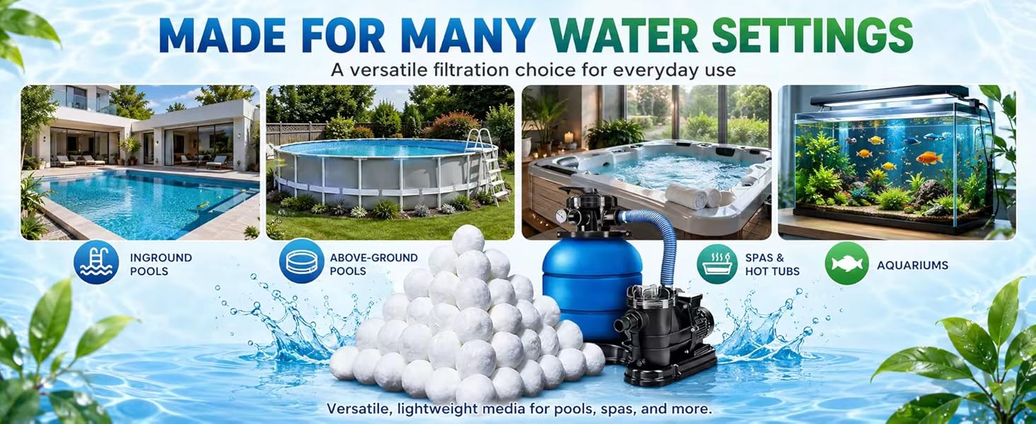 POOL FILTER BALLS
