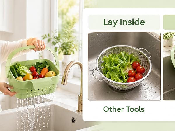 Lay Inside / Hang over Other Tools / Our Product