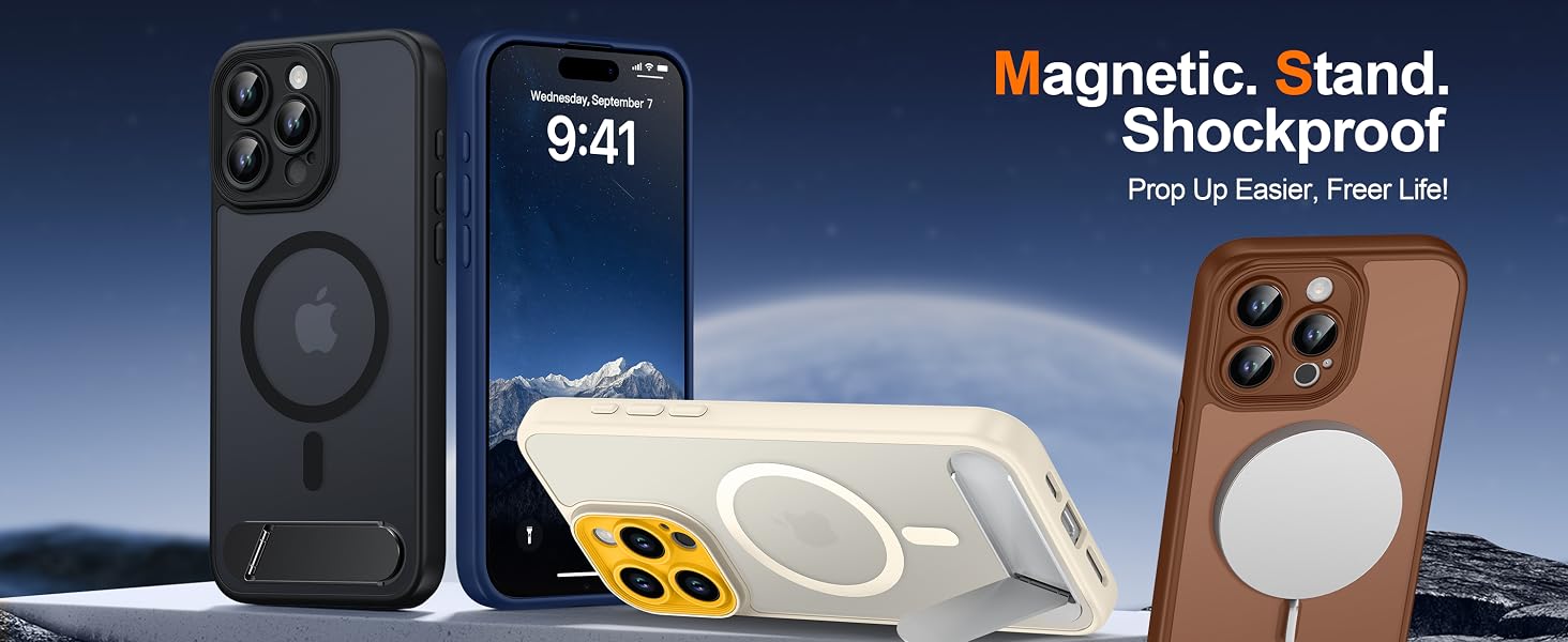 Magnetic. Stand.Shockproof