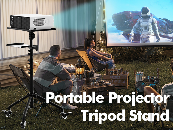 OUKMIC Portable Projector Tripod Stand