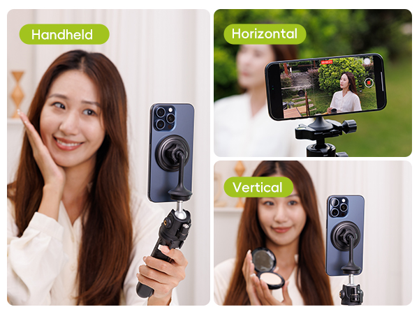magnetic phone tripod mount