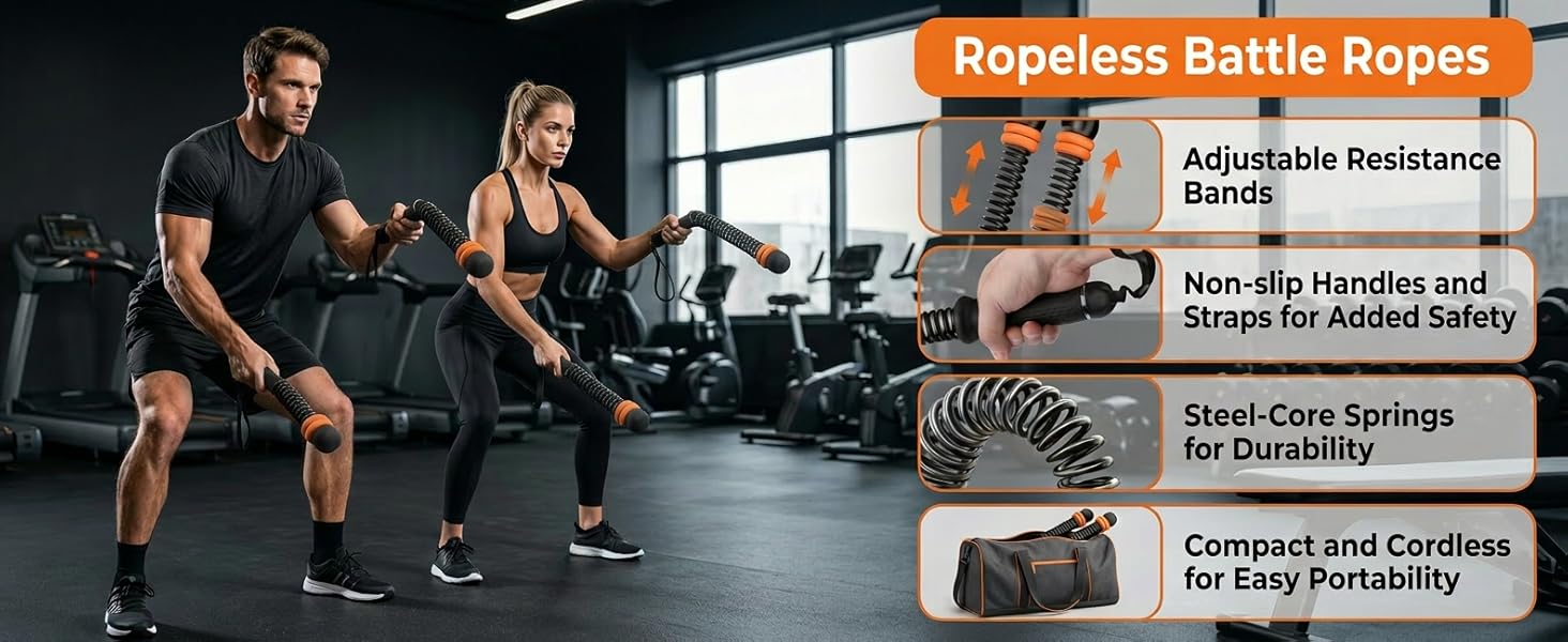 Ropeless Battle Ropes