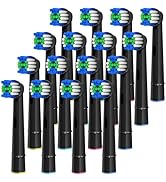 FIRIK Electric Toothbrush Replacement Heads, Compatible with Oral B Braun, 16 Pcs Electric Brush ...