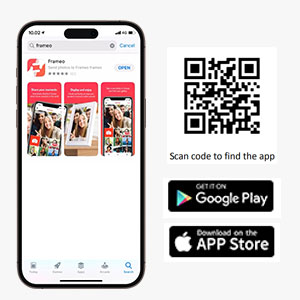 Installing the frameo app on your phone