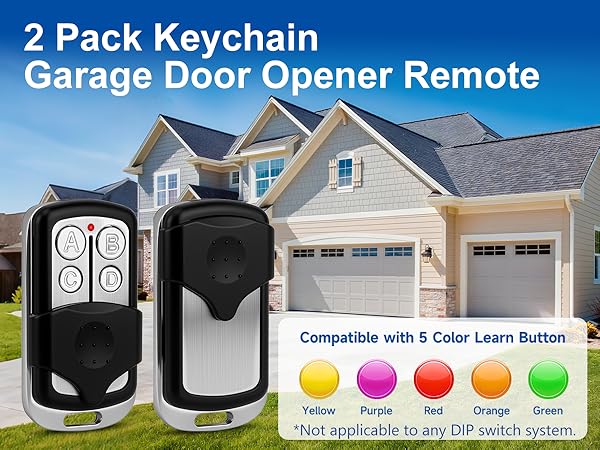 2 for LiftMaster Chamberlain Craftsman Universal Garage Door Opener Remote 893MAX 893LM