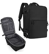 coowoz Travel Backpack For Women Men Airline Approved,Black Carry On Backpack,Large Hiking Waterp...