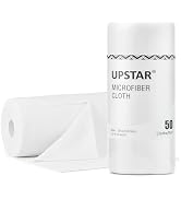 UPSTAR Microfiber Cleaning Cloth, Reusable Paper Towels Rolls, Cleaning Rags for Washing Dishes, ...