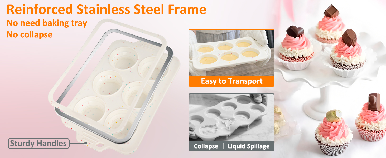 silicone cupcake molds for baking