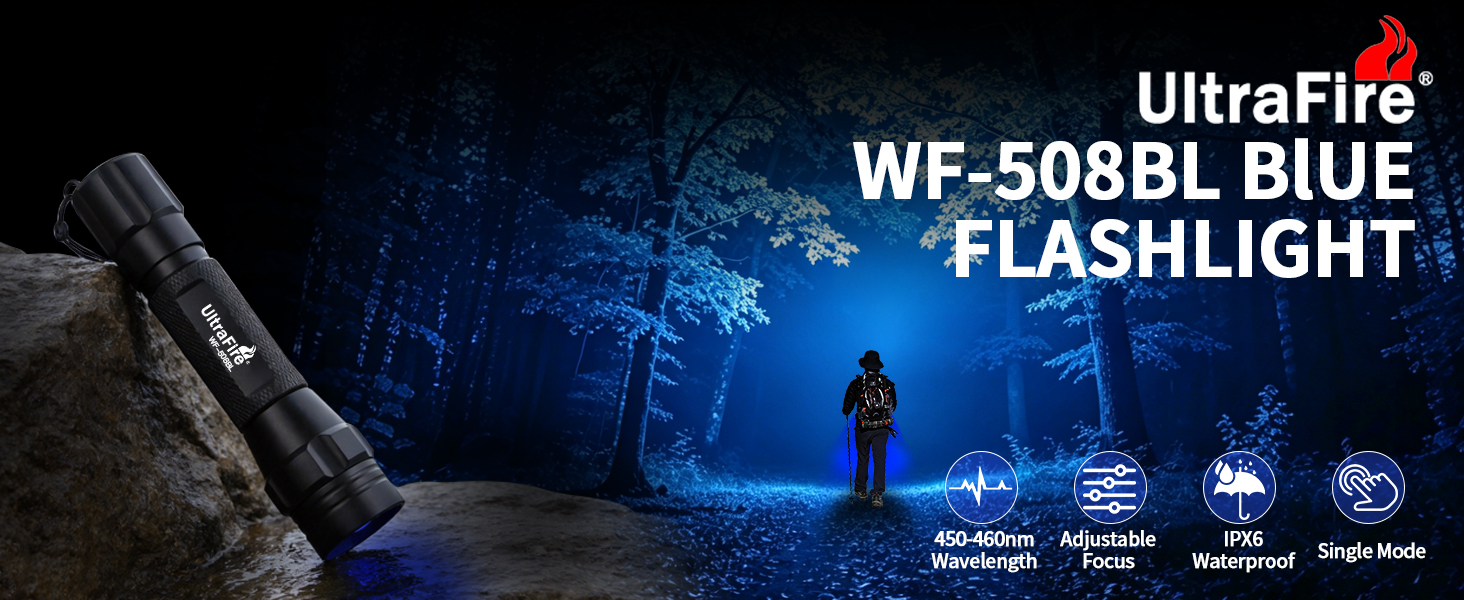 WF-508BL BLUE FLASHLIGHT