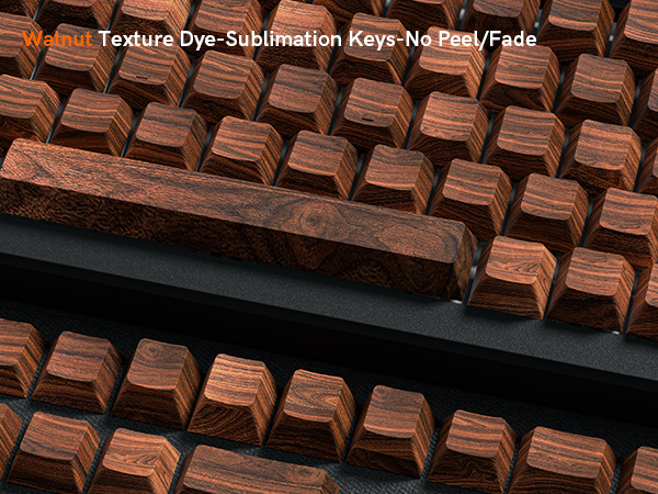 Walnurt Texture Dye-Sublimation Keys-No Peel/Fade