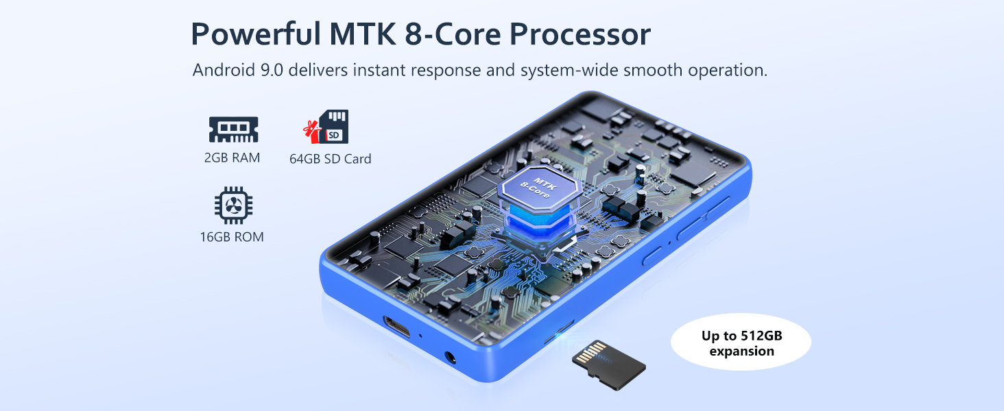 Powerful MTK 8-Core Processor