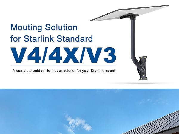 mounting solution for starlink standard 4/4X/V3