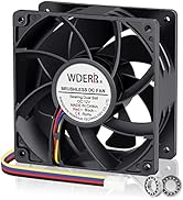 Wderair 120mm x 38mm High Airflow 4Pin PC Computer Case Fan High CFM DC Brushless 12V for DIY Box...