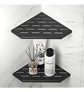 Bernkot 10'' Corner Bathroom Shelf, 304 Stainless Steel Pentagonal Recessed Shelf, Grout in Showe...