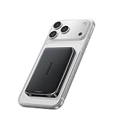 Baseus Picogo Power Bank, 0.5" Ultra Slim 10000mAh MagSafe Portable Charger, 27W Fast Charging Ma...