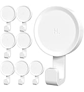 MeesMeek Adhesive Hooks - No Tools, Easy to Use Utility Hooks, Small Sticky Hooks for Hanging Ove...