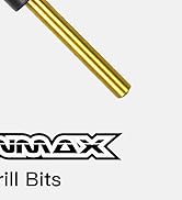 AM ARROWMAX Twist Mini Micro Drill Bits Set, 0.5mm-2.3mm, Size Marked,Titanium Coated High Speed ...