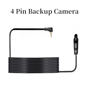 4 pin backup camera