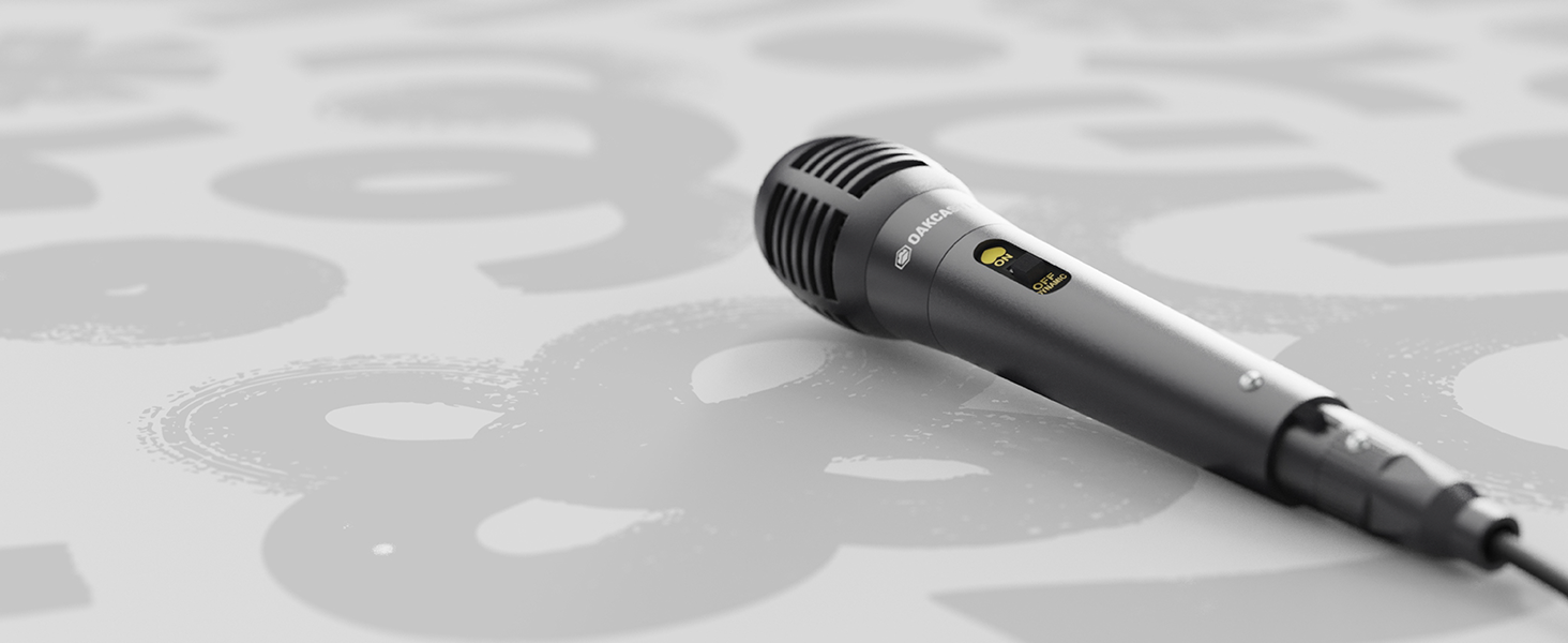 Equipped with a wired microphone, it's perfect for karaoke sessions or live performances