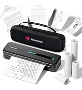 Phomemo Portable Printers Wireless for Travel, M832 Inkless Thermal Printer Support 8.5