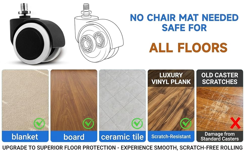 chair wheels replacement