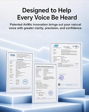 SONEVOX AirMic patented microphone innovation makes creation simple and confident