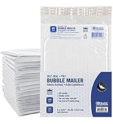 BAZIC Poly Bubble Mailers 6" x 9.25" #0 Self Seal Closure, Padded Cushion Envelope, Mailing Shipp...