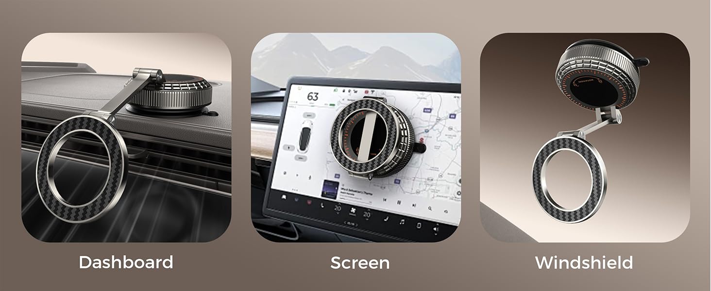 Metal Magnetic Car Phone Holder