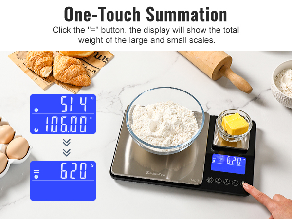 dual kitchen scale