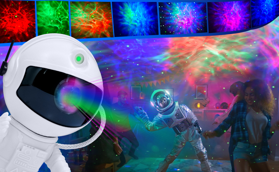 astronaut star projector