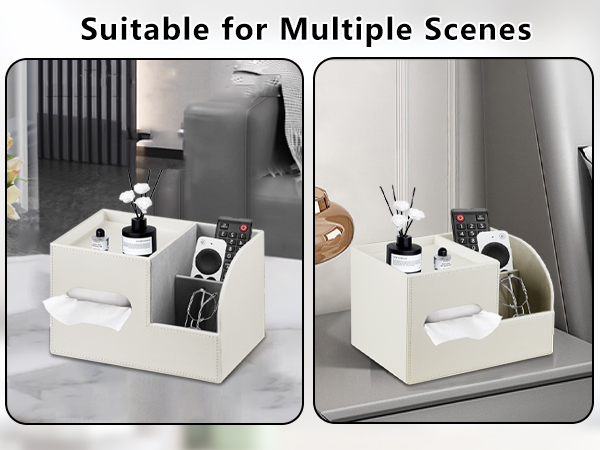 tissue box cover holder bathroom decor kleenex storage cube square boxes tissues leather organizer 